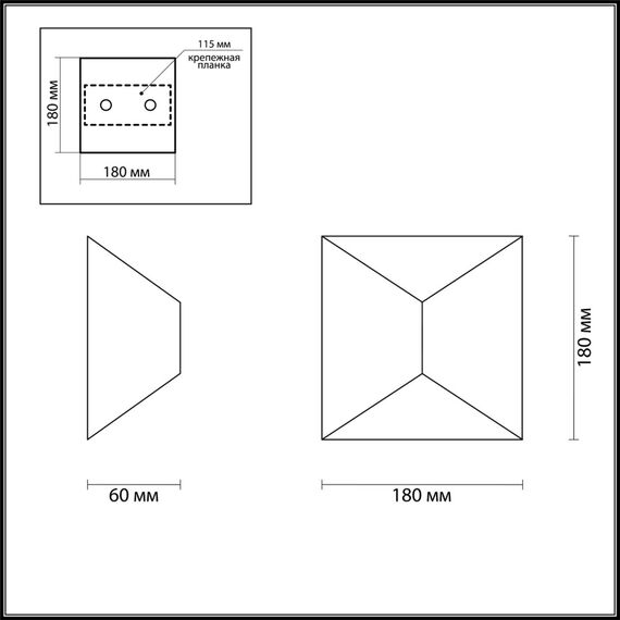 3909/10WL HIGHTECH ODL20 387 белый/металл Настенный светильник LED 3500K 120° 10W 220V IP65 TIBRO, изображение 2