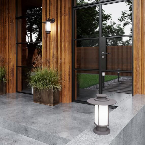 4047/1W NATURE ODL18 749 белый/коричневый Уличный настенный светильник IP54 E27 18W 220V MITO, изображение 3