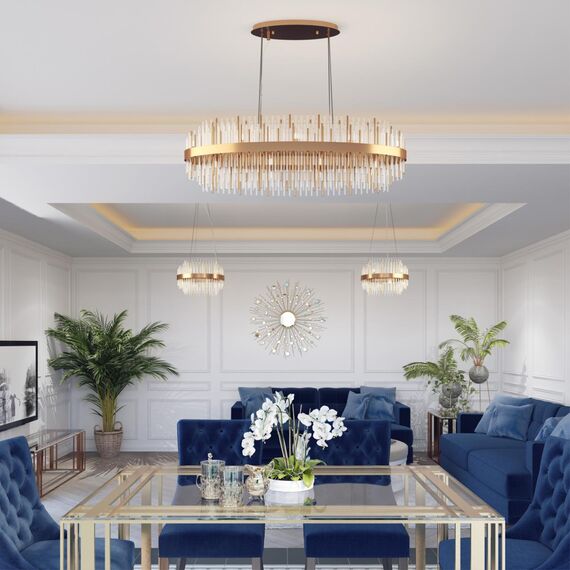 4639/16 HALL ODL20 665 золотой/металл/стекло Люстра G9 16*40W 220V IDA, изображение 3