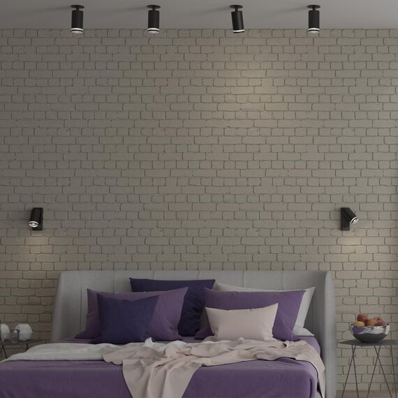 370893 OVER NT22 412 черный Светильник накладной настенный IP20 GU10 9W 220V ULAR, изображение 3