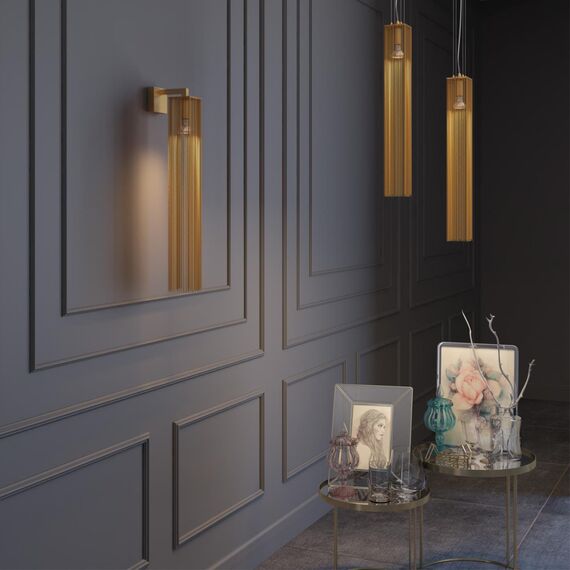 4137/1 CLASSIC ODL19 399 золото Подвес GU10 1*50W LUIGI, изображение 3