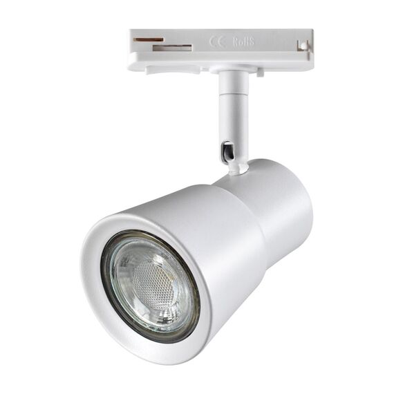 370933 PORT NT22 095 белый Светильник трековый однофазный двухжильный IP20 GU10 50W 220V MOLO, изображение 4