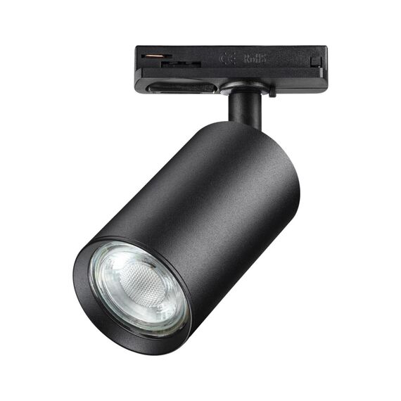 370963 PORT NT23 205 черный Светильник однофазный двухжильный трековый GU10 50W 220V PIPE, изображение 3