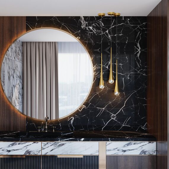 4278/1 L-VISION ODL21 341 прозрачн/золот фольг-ние Подвесной светильник IP20 GU10 LED max 6W GOTA, изображение 3