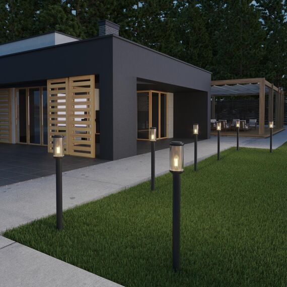 370970 STREET NT24 000 черный Светильник ландшафтный IP54 E27 max 25W 220-240V MATRIX, изображение 3