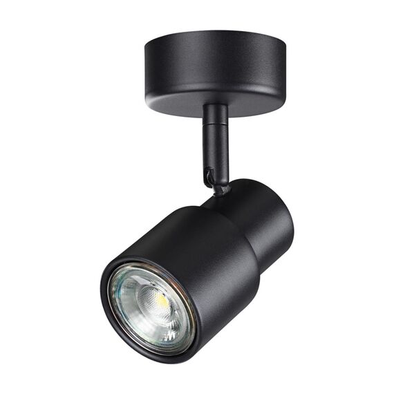 370922 OVER NT22 426 черный Светильник накладной IP20 GU10 50W 220V MOLO