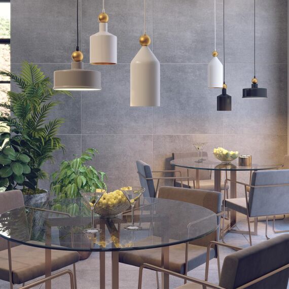 4087/1 PENDANT ODL19 495 белый/золотой Подвес Е27 1*40W 220V BOLLI, изображение 3