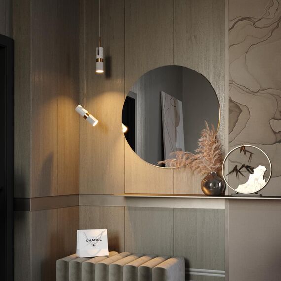 4355/1 HIGHTECH ODL23 403 белый/золотистый/металл Подвесной св-к IP20 LED GU10 10W BULLET, изображение 3