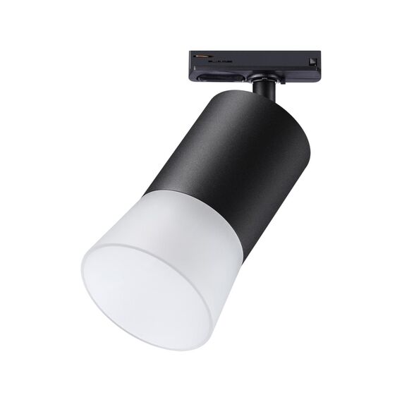 370902 PORT NT22 204 черный Светильник трековый однофазный двухжильный (универсальный) IP20 GU10 9W 220V ELINA, изображение 4