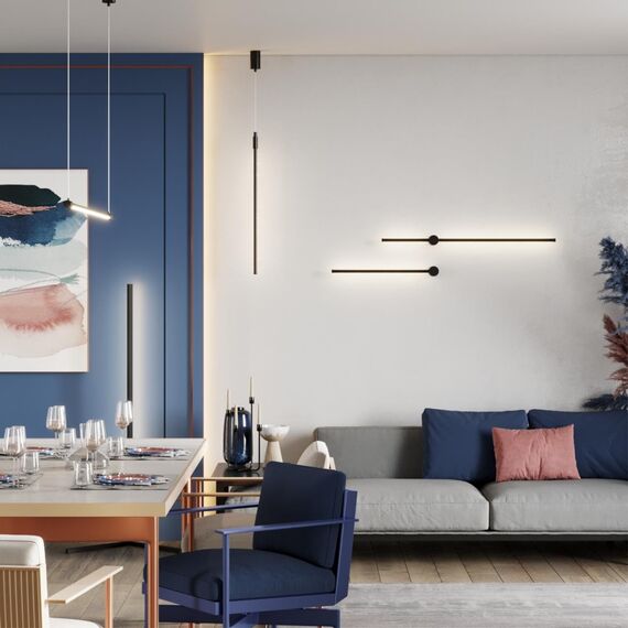 4335/9LA HIGHTECH ODL22 297 чёрный Подвесной светильник, вертикальн.крепление IP20 LED 9W 675Лм 3000K FILLINI, изображение 3