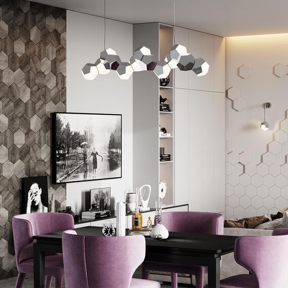 4304/7WL HIGHTECH ODL22 213 хром Настенный светильник IP20 LED 7W 420Лм IP20 4000K BINGO, изображение 3