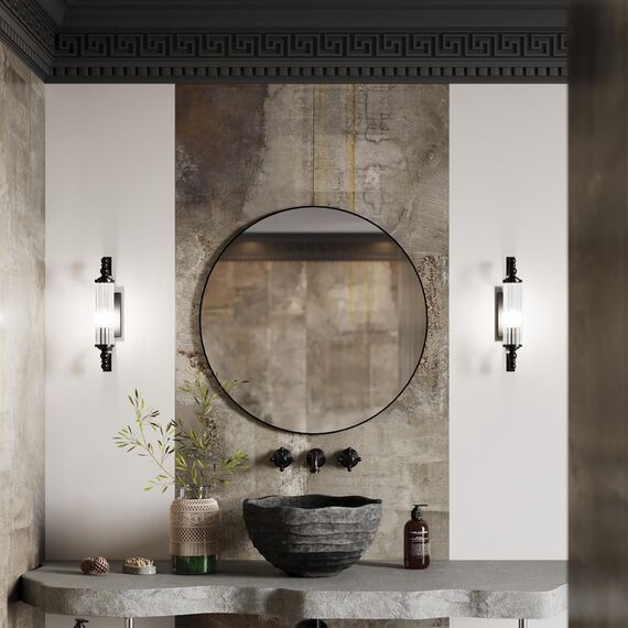 4942/1W DROPS ODL22 701 хром/прозрачный/стекло Настенный светильник с выкл. E14 1*40W IP44 TOLERO, изображение 3