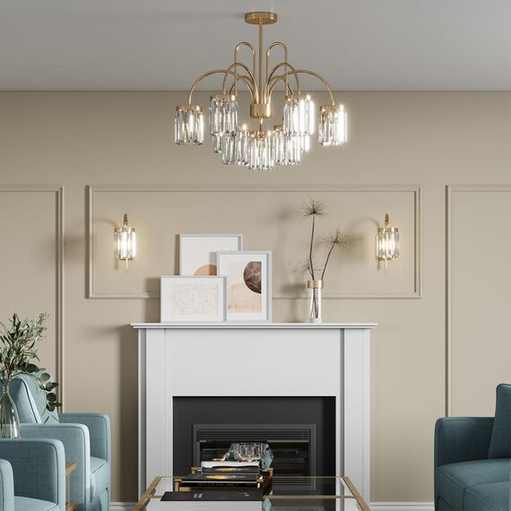 4987/1W CLASSIC ODL22 659 золотой/хрусталь Бра E14 1*40W VASSA, изображение 3