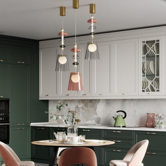 5411/18LB L-VISION ODL_EX23 45 бронзовый/серый/бордовый/белый Подвес LED 18W 4000K AMORE, изображение 3