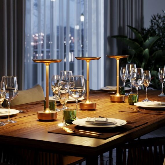 5033/6TL L-VISION ODL24 523 золото матовое/металл/акрил Настольная лампа LED 6W 3000K-5700K 300Лм TET-A-TET, изображение 3