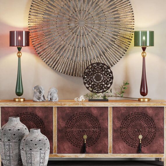 4889/1S STANDING ODL_EX22 189 зеленый/стекло Абажур для высокой лампы TOWER, изображение 3