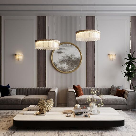 5091/20WL L-VISION ODL25 563 золотой/прозрачный/стекло Бра LED 20W 3700K 1506Лм CLEO, изображение 3