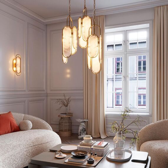 7066/15L L-VISION ODL25 353 Подвесной светильник бронзовый/металл/ искусств.мрамор IP20 LED 15W 3000K 220V MILANO, изображение 3