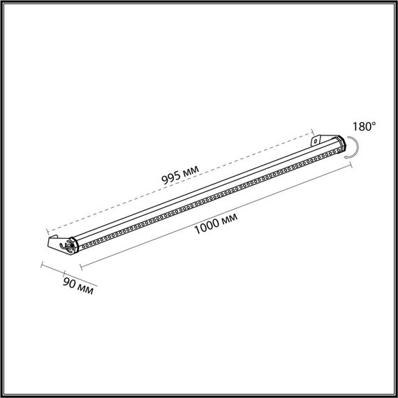 7040/22WL NATURE ODL25 721 черный/металл Фасадный поворотный на 180° светильник IP65 LED 22W 3000K 24° 1670ЛмAC220-240V GRAZE, изображение 2