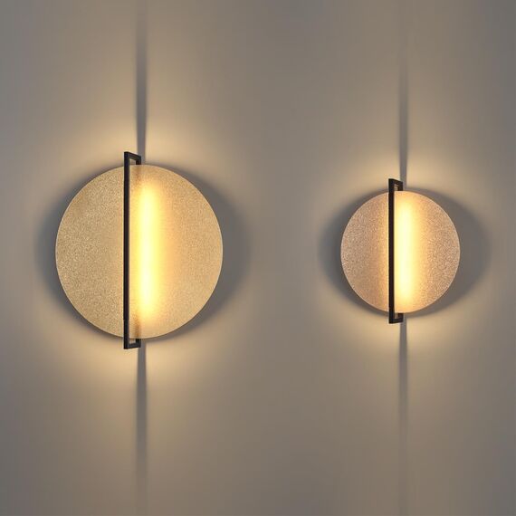 7016/20WL HIGHTECH ODL25 255 золотой ice crack/металл/акрил Настенно-потолочный светильник поворотный 360° IP20 LED 1*20W LUNAR, изображение 3