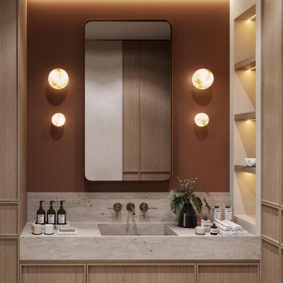 6684/5CL L-VISION ODL24 212 Потолочный светильник латунь/металл/алебастр IP20 LED 8W 3000/3500/4000K MARBELLA, изображение 3