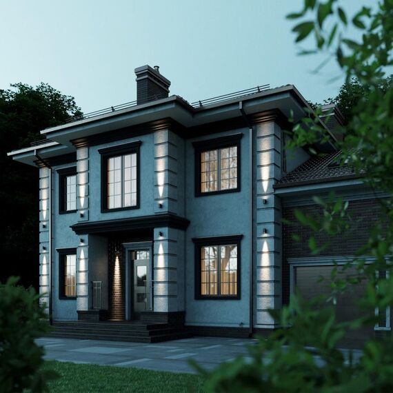 7071/7WL NATURE ODL25 723 Настенный светильник черный/металл IP65 LED 7W 3000K 15° AC85~265V LONG, изображение 3