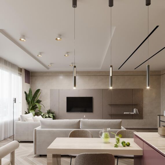 6643/5FL HIGHTECH ODL24 303 черный/металл/акрил Напольный светильник (выкл. и диммер на корпусе) IP20 LED 6W 3000K 220V MALI, изображение 3