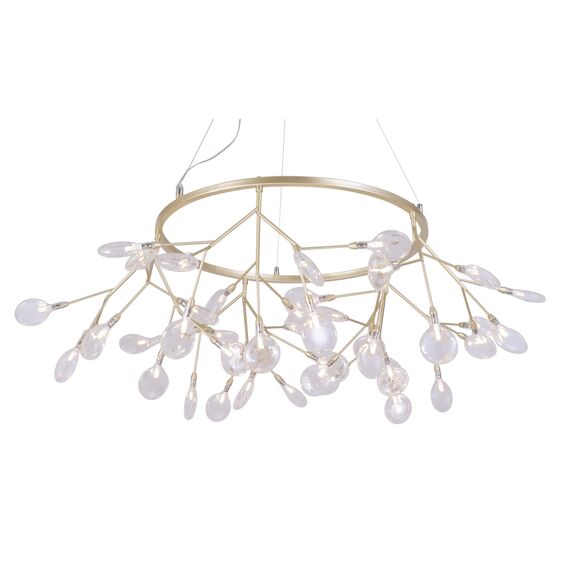 Светильник подвесной Crystal Lux EVITA SP45 D GOLD/TRANSPARENT, изображение 2