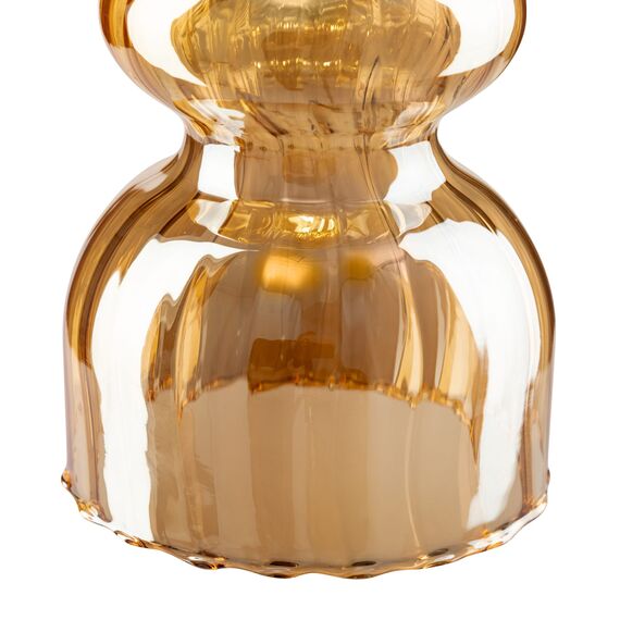 Светильник подвесной Crystal Lux IRIS SP1 A AMBER, изображение 3