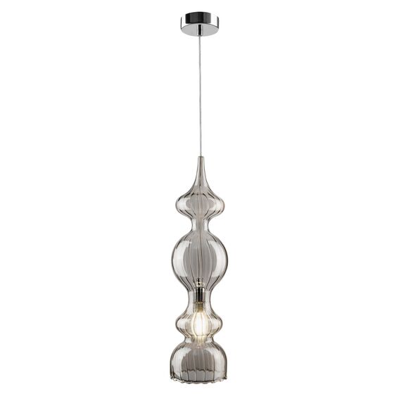 Светильник подвесной Crystal Lux IRIS SP1 A SMOKE, изображение 2