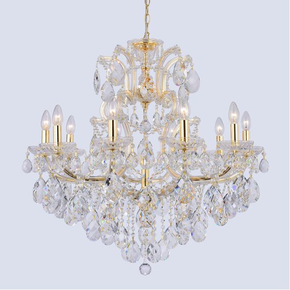 Люстра Crystal Lux ISABEL SP11 GOLD/TRANSPARENT, изображение 2