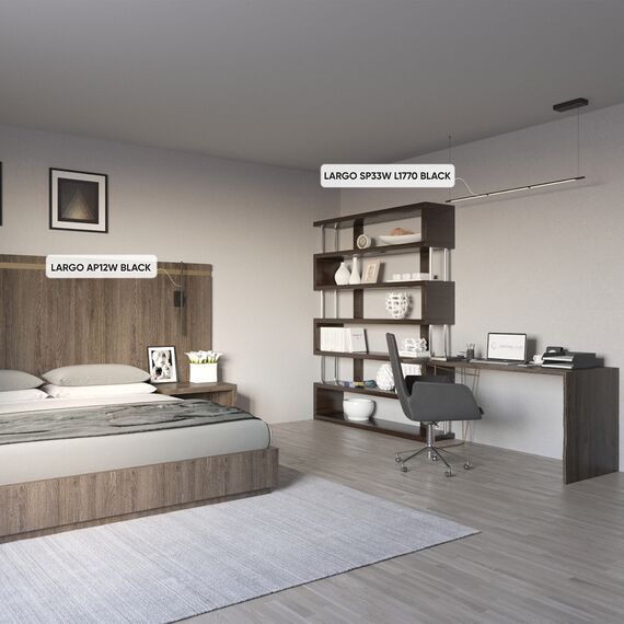 Светильник подвесной Crystal Lux LARGO SP33W L1770 BLACK, изображение 3