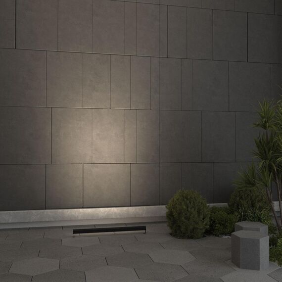 7040/22WL NATURE ODL25 721 черный/металл Фасадный поворотный на 180° светильник IP65 LED 22W 3000K 24° 1670ЛмAC220-240V GRAZE, изображение 3