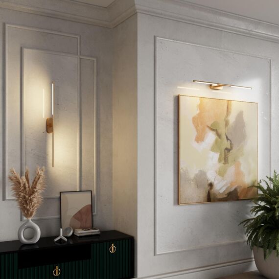 6635/9WL HIGHTECH ODL24 313 металл/античная бронза/акрил Настенный светильник IP20 LED 8W 3000K/3800K/5100K (перекл ч/з тумблер) 220V ALEDO, изображение 3