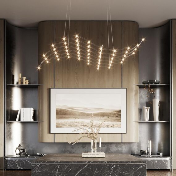 7057/45L HIGHTECH ODL25 507 Подвесной светильник нерж/сталь IP20 LED 3000K 220V WELKIN, изображение 3