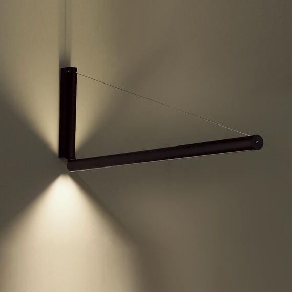 7023/52WL HIGHTECH ODL25 245 Настенный светильник поворотный на 180° вверх/вниз черный/акрил/металл IP20 LED 52W 3000K 220-240V DELTA, изображение 3