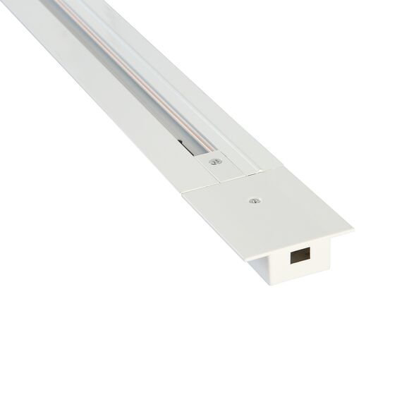 Шинопровод встраиваемый однофазный с питанием и заглушкой Crystal Lux CLT 0.121 01 L2000 WH, изображение 2