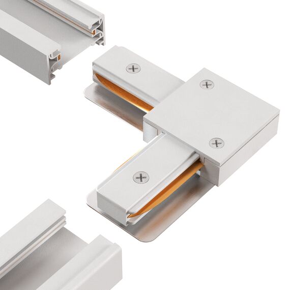 Соединитель L-образный (однофазный) Crystal Lux CLT 0.211 07 WH, изображение 4