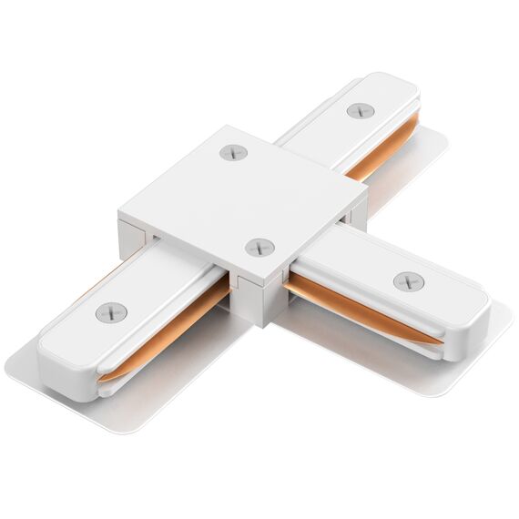 Соединитель T-образный (однофазный) Crystal Lux CLT 0.211 08 WH, изображение 2