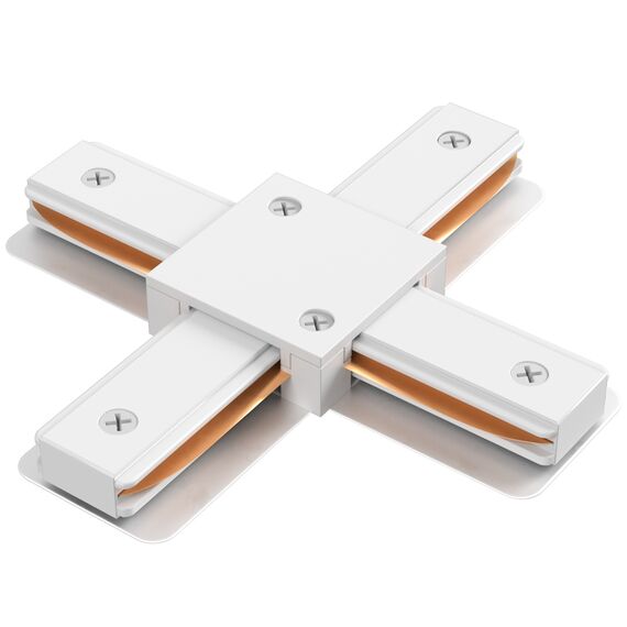 Соединитель X-образный (однофазный) Crystal Lux CLT 0.211 09 WH, изображение 2