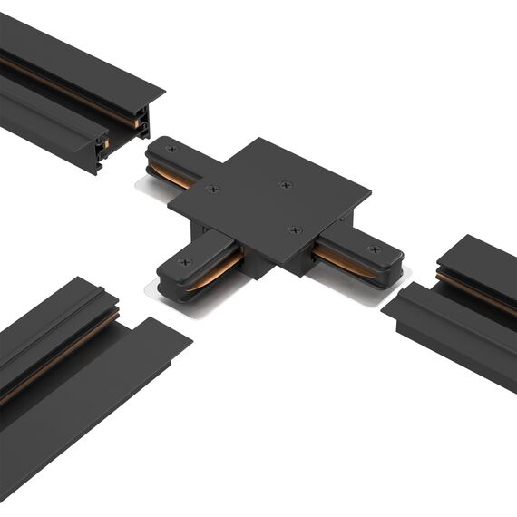 Соединитель Т-образный (однофазный) для встраиваемого шинопровода Crystal Lux CLT 0.2211 02 BL, изображение 3