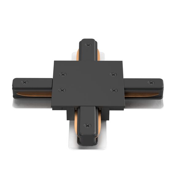 Соединитель X-образный (однофазный) для встраиваемого шинопровода Crystal Lux CLT 0.2211 04 BL, изображение 3