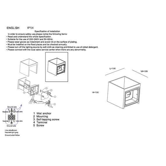 Бра Crystal Lux CLT 520W WH, изображение 3