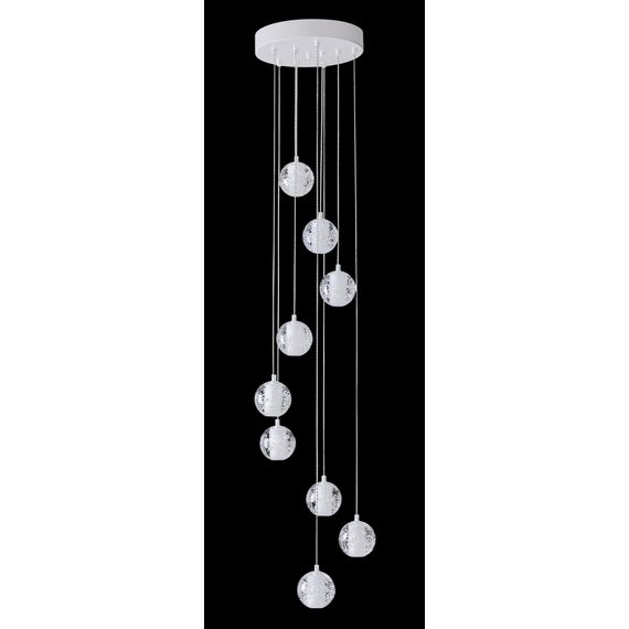 Светильник подвесной Crystal Lux GASPAR SP9 D300 WHITE, изображение 4