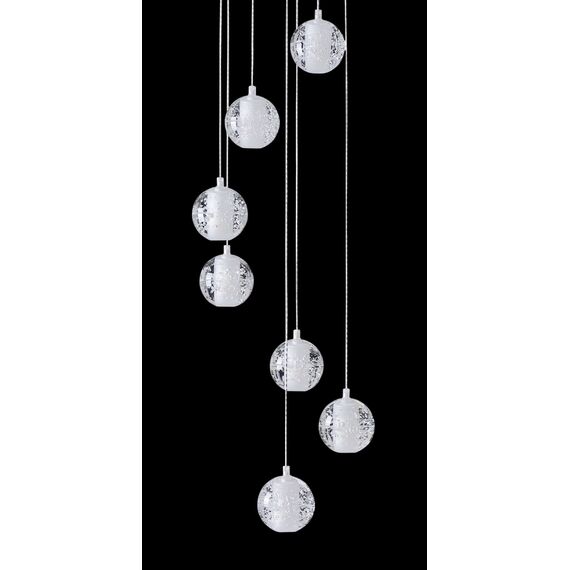 Светильник подвесной Crystal Lux GASPAR SP9 D300 WHITE, изображение 3