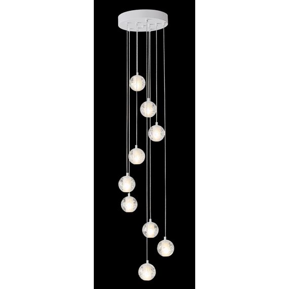 Светильник подвесной Crystal Lux GASPAR SP9 D300 WHITE, изображение 2