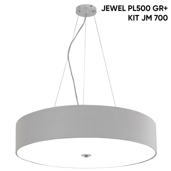 Светильник потолочный Crystal Lux JEWEL PL700 GR, изображение 2