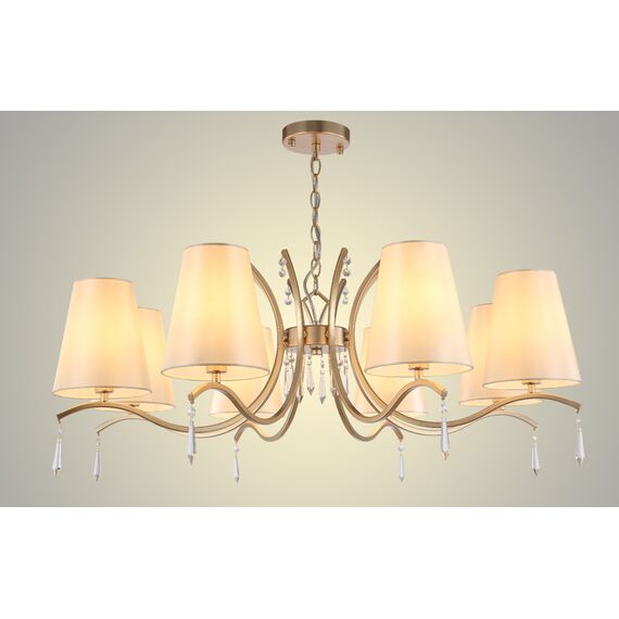 Люстра Crystal Lux RENATA SP8 GOLD, изображение 4