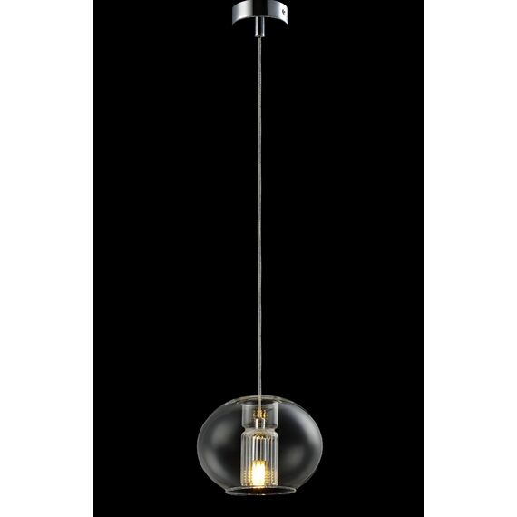 Светильник подвесной Crystal Lux BELEZA SP1 E CHROME, изображение 4
