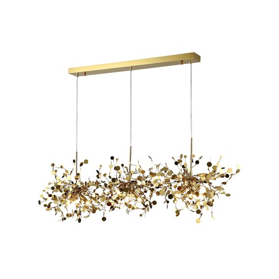 Светильник подвесной Crystal Lux GARDEN SP3х3 L1200 GOLD, изображение 2
